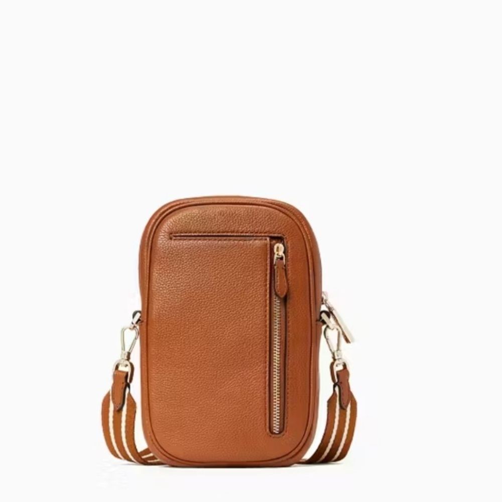 NWT Kate Spade Rosie North South Leather Warm Gingerbread Crossbody Bag - Picture 10 of 12
